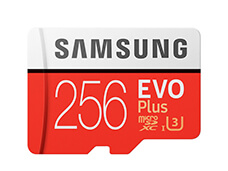 Samsung 256GB TF Memory Card Micro SD EVO PLUS