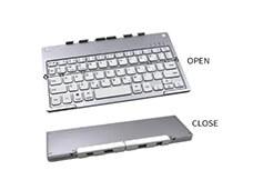 Folding Aluminum Bluetooth Wireless Keyboard