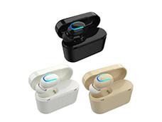 Invisible Earbuds Mic Motion Earpiece Wireless Earphone Charging Box Bluetooth Headset