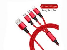 Micro USB Cable Type-C 8 Pin 3 2 in 1