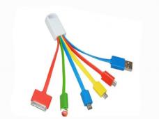 5 in 1 Colorful USB Flat Cable