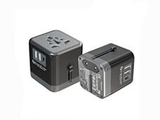 2 USB + Type-C Charger Universal Travel Adapter