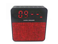 Fabric Wireless Speaker Mini Alarm Clock Bluetooth Speaker