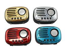 Wireless Mini Speaker TF/FM Audio Radio Retro Bluetooth Speakers