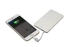 Portable 4000mAh Mobile Phone Charger Leather Battery Power Bank