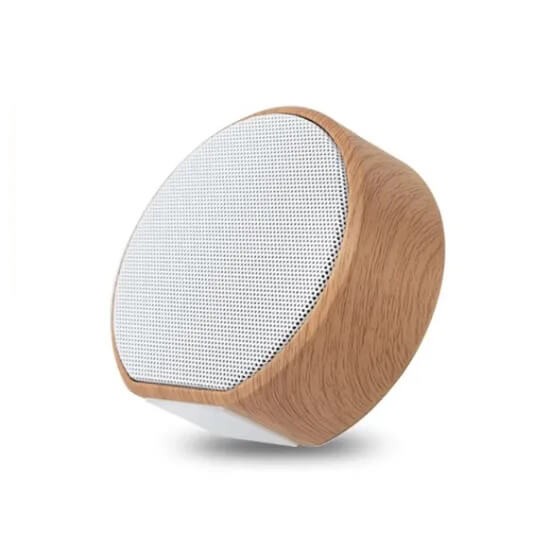 Outdoor Portable Multifunction Wooden Grains Wireless Mini Bluetooth Speaker