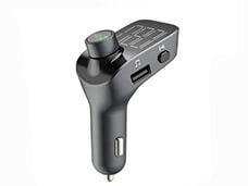 Wireless in-Car Bluetooth FM Transmitter Dual USB Car Charger Input TF Card