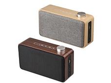 3D Stereo Music Surround Wooden Portable Mini Soundbox Wireless Stereo Bluetooth Speaker
