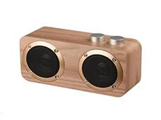 Wooden Retro Speakerphone Rugged Parlantes Bluetooth Portable Speaker