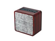 Wooden Portable Fabric Sound Box Mini Wireless Small Bluetooth Speaker