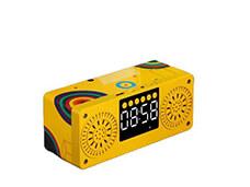 Wireless Speaker Wooden Alarm Clock Custom Colorful Bluetooth Speaker