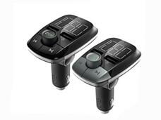 4-in-1 Hands Free Wireless Bluetooth FM Transmitter Car Charger