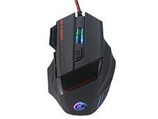 Optical RGB Gaming Mouse USB Rechargeable Hollow Mice Gamer Honeycomb