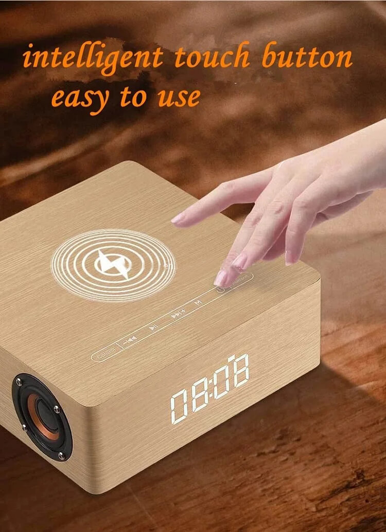 Multifunction-Alarm-Clock-Time-Wireless-Charger-Vintage-Wooden-Four-Horn-Wireless-Bluetooth-Speaker.webp.jpg